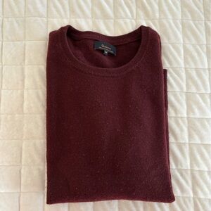Quince Burgundy Sweater